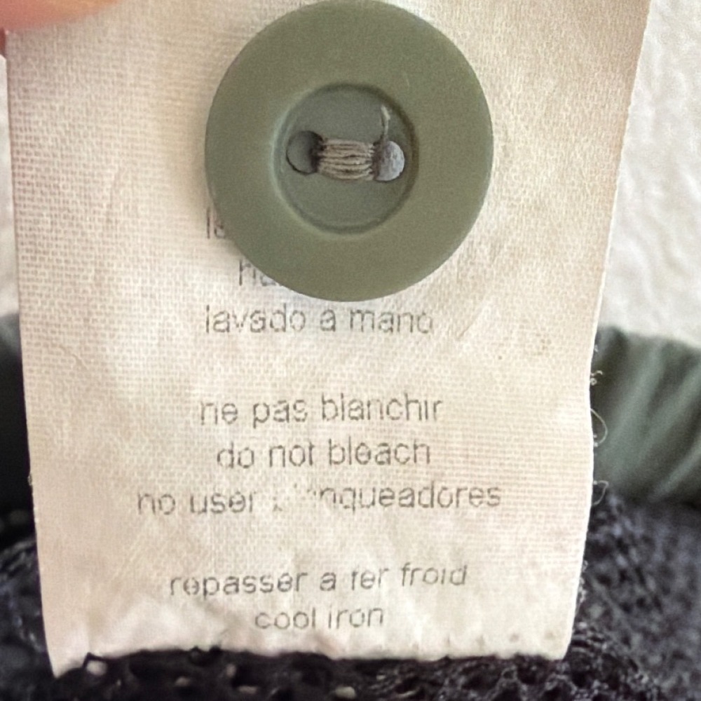 Jacques Ruc Olive Green Nylon Cargo Maxi Skirt Utilitarian Gorpcore Size Small - Picture 11 of 11